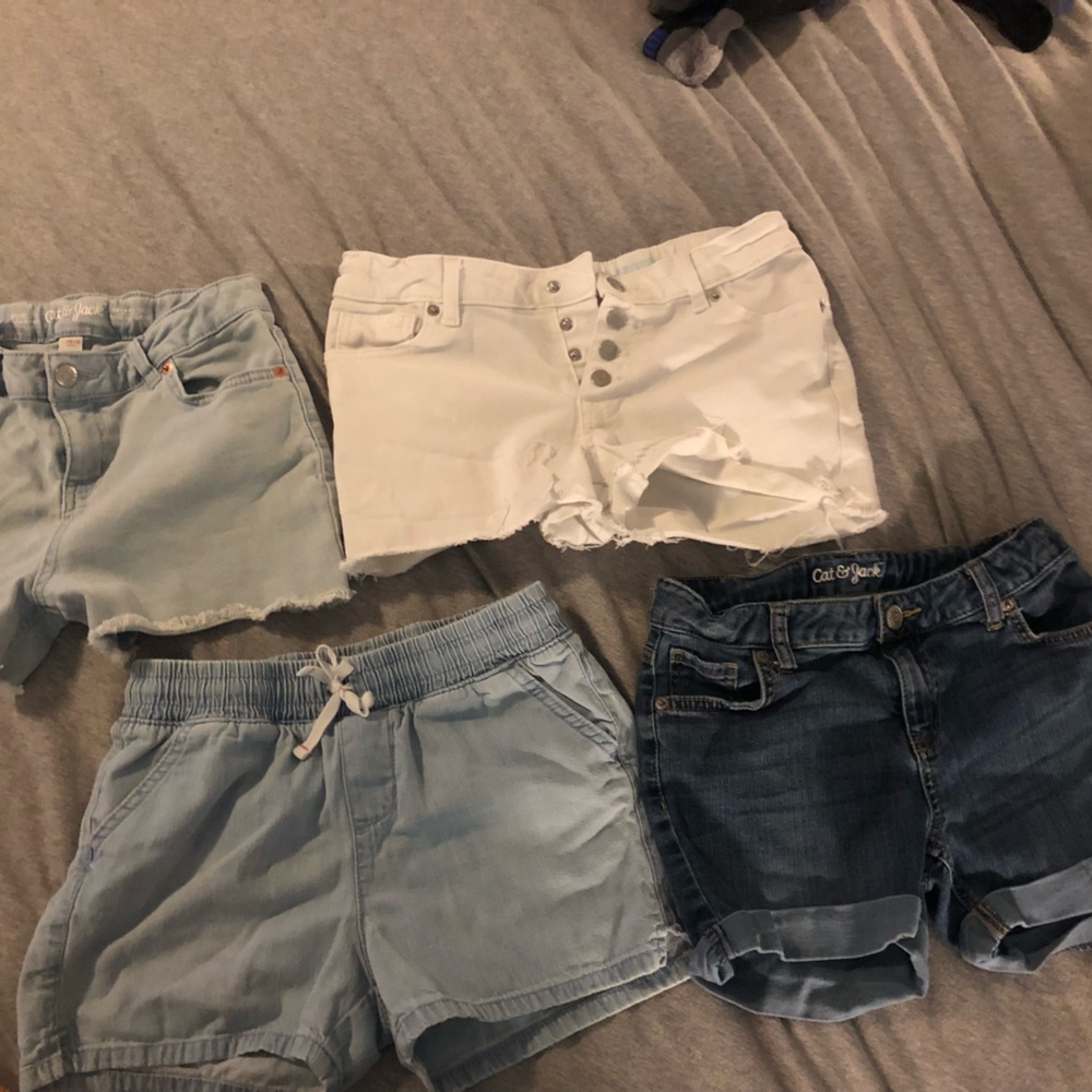 Cat & Jack girls size 10 Jean short bundle